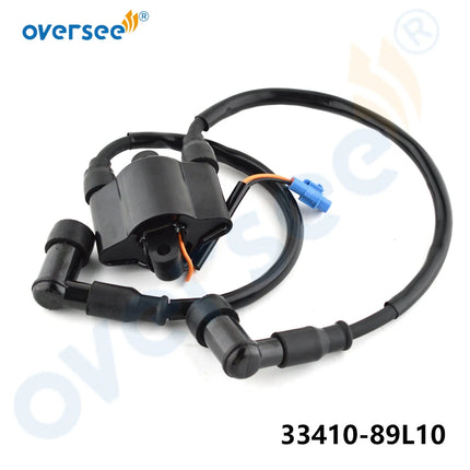 33410-89L10 COIL, IGNITION for Suzuki Outboard Models DF15A DF20A 4-stroke Replaces 33410-89L10-000