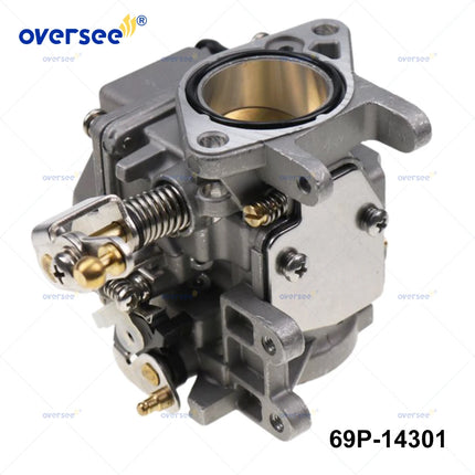69P-14301 Carburetor For Yamaha 2 Stroke 25HP 30HP Outboard Motor Parsun Hidea Engine 69S-14301-00 69P-14301-00 61S Modle