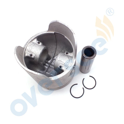 6K5-11636 Piston Set with Rings 6K5-11601-22 +050 For Yamaha Outboard Motor 2T 60HP 3CYL Parsun T60 6K5-11636-03;6H3-11601-22