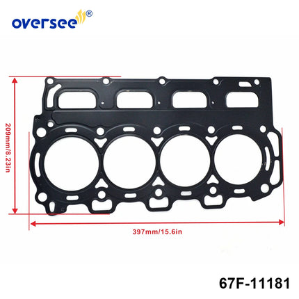 67F-11181 Cylinder Head Gasket For Yamaha 4T 115EFI 150HP Outboard Engine 67F-11181-00 67F-11181-03