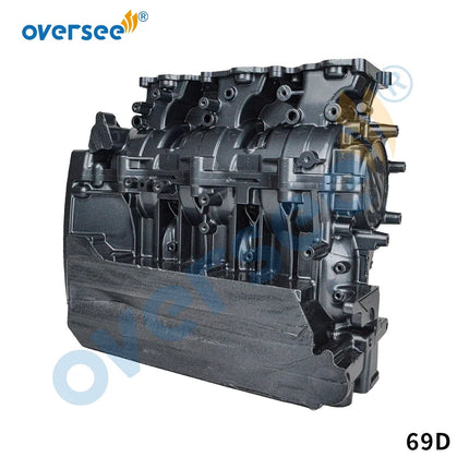 69D-15100-00-1S Crankcase Assy for Yamaha 2-stroke 60 Hp Boat Motor Parts Outboard Engine 6H3-15100-00