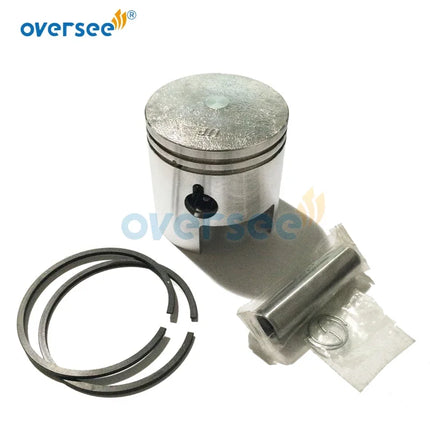 3LD-00001-1 STD Piston with Ring Set 350-00011 3LD-00011 For Tohatsu 18HP MX18E2 Outboard Engine Hidea HDX T18 3LD-00001 60mm