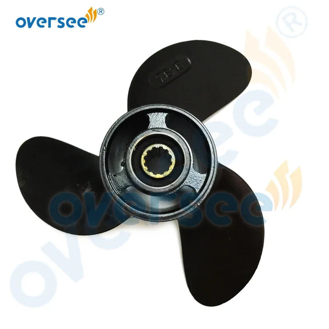 OVERSEE 3R1W64516-0 7.8 x 8 Outboard Propeller 7.8 x 8 For Tohatsu -Nissan 4HP 5HP 6HP Outboard Motors