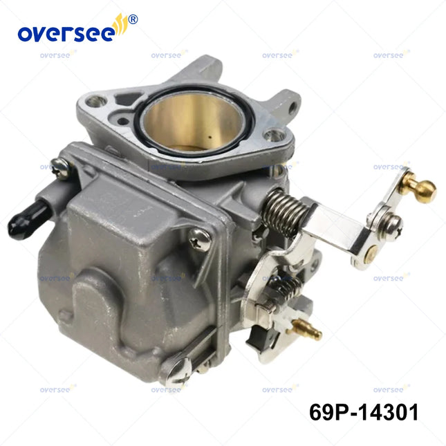 69P-14301 Carburetor For Yamaha 2 Stroke 25HP 30HP Outboard Motor Parsun Hidea Engine 69S-14301-00 69P-14301-00 61S Modle