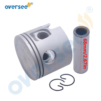 2704-826191T4 Piston Kit Std with Ring For Mercury 75-90-100HP Outboard Motor L3 L4 Pro 14470 Mariner 65-125HP 821896A6 826191T4