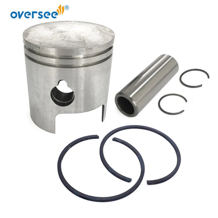 779-804886 Piston Set with Rings for Mercury 6HP 8HP 9.8HP 2T Outboard Engine 700-8M0082172 Size 55mm