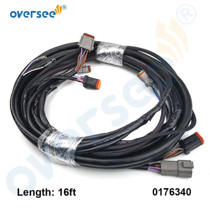 Oversee 0176340 System Check Main Modular Wiring Harness Cable for Evinrude Johnson OMC Outboard Motor 5006180 176340 16ft/4.87m