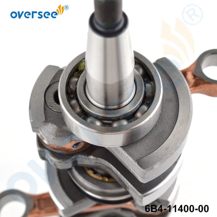 6B4-11400-00 Crankshaft Assy For Yamaha 2T 9.9HP 15HP Outboard Engine Parsun T15D 6B4-11400
