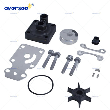 6AH-W0078-A2 Water Pump Impeller Repair Kit For Yamaha 4 Stroke 15HP 25HP F15C F20B F9.9H Outboard Engine