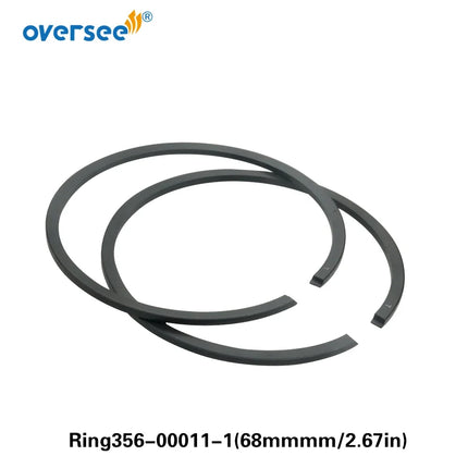 356-00011 Piston Ring STD For Tohatsu 2T 40HP 50HP Outboard Engine Include 346-00011-0 Mercury Mercruiser 16054A4, 39-16054A4