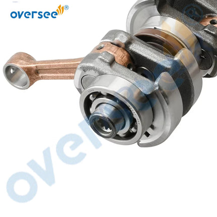 3B2-00030-0 Crankshaft Assy and 3B2-00001-0 Piston Kit for Tohatsu Parsun 2 Stroke 9.8HP 8HP Outboard Engine