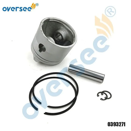 0393271 PISTON & RING STD For Evinrude Johnson 65-115-140HP Outboard 100-110k