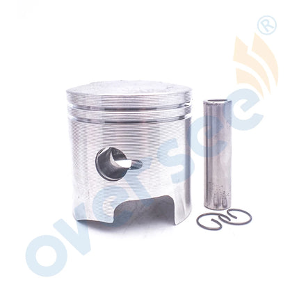 12110-93130 STD Piston Set with 12140-93140 Ring (1.5mm) For Suzuki DT9.9 DT15 Outboard Mortor 59mm