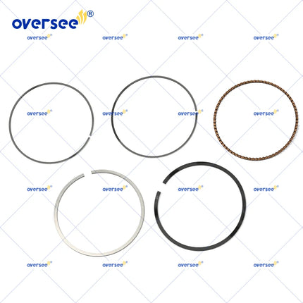 6D8-11603-10 Piston Ring Set (STD) for Yamaha DF 75 90 115HP 4 Stroke Outboard Engine 6D8-11603 67F-11603