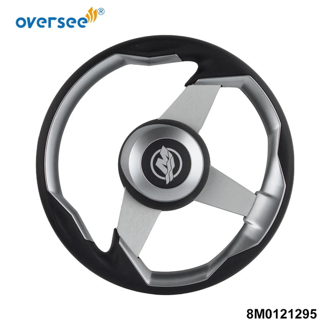 8M0121295 Steering Wheel 13.8 IN for Mercury Outboard Engine Boat Handle (Original)
