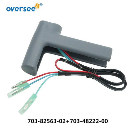 703-48222 Plastic Handle Housing For Yamaha Outboard Motor 703 Series Remote Control Box Parsun F15-13010002W Seapro 703-48222-0