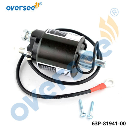 63P-81941-00 Starter Relay Assy for Yamaha 4-Stroke 150HP 200HP 225HP 250HP Outboard Engine 63P-81941-00-00