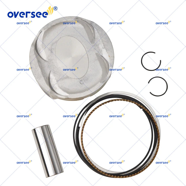 6CE-11631 Piston Set with Rings STD for Yamaha F200 225 250 300HP 4.2L V6 4-Stroke Outboard Engine