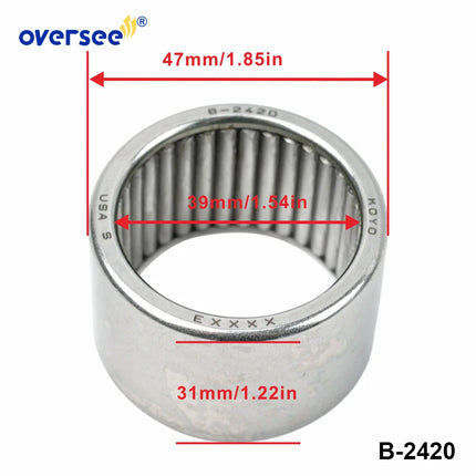 New USA B-2420 Drawn Cup Needle Roller Bearing Open Ends with Full Complement