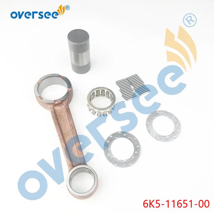 6K5-11651 Connecting Rod Kit for Yamaha 60HP 70HP Outboard Motor 6K51165100 Boat Engine Parts