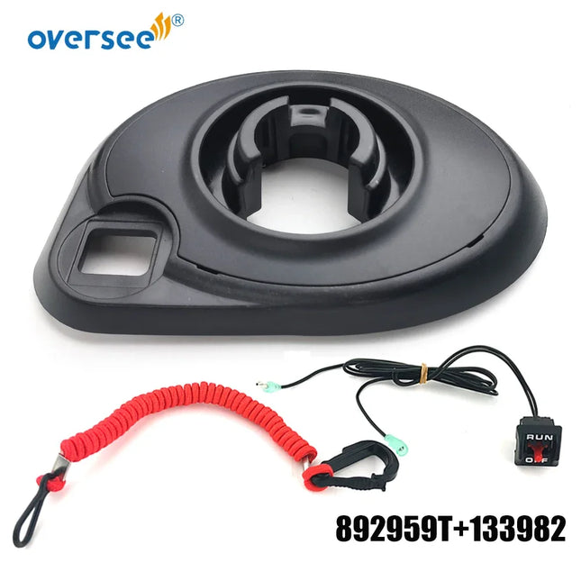 892959T & 133982 Bezel Assembly with Switch for Mercury Marine Mercruiser 175HP DSI Outboard 4000 GEN II