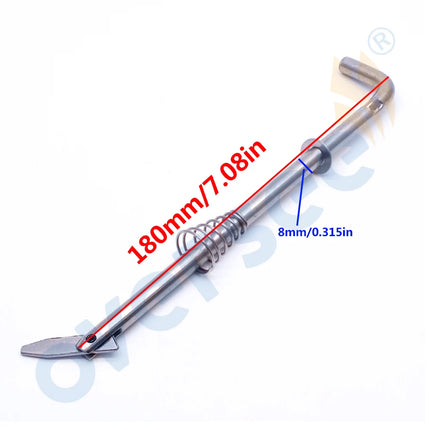 16198004 Tilt Thrust Rod & Spring For Mercury 4HP 5HP 6HP 8HP 9.8HP Outboard Engine Marine Parts 4-18hp 8150931