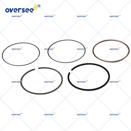 6D8-11603-10 Piston Ring Set (STD) for Yamaha DF 75 90 115HP 4 Stroke Outboard Engine 6D8-11603 67F-11603