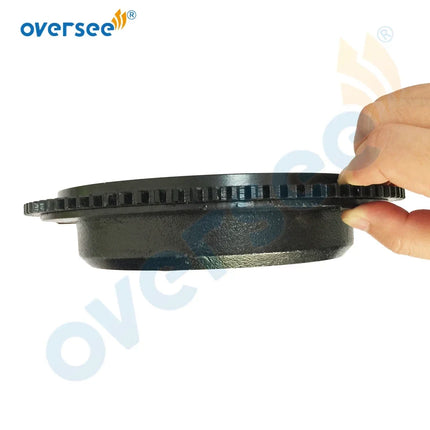 66T-85550 Electrical Start Flywheel For Yamaha Outboard Motor 2T E40X 40XMH Rator Parsun,Hidea,SEAPRO,HDX etc.66T-85550-10