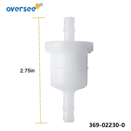 16910-ZV4-015 Inline Fuel Filter for Honda Tohatsu Nissan Mercury 4-30HP 2/4T Outboard Engine 369-02230-0 8M0157133 35-16248