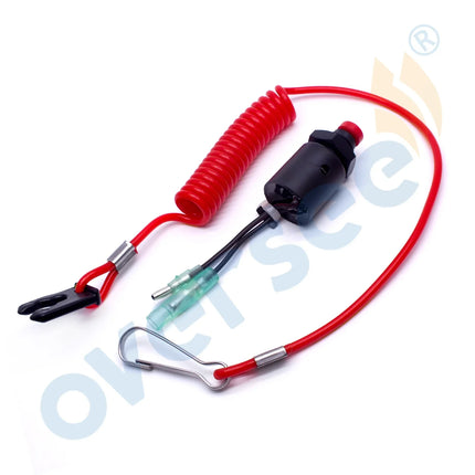 Oversee 36180-ZV5-013 Emergency Switch Assy With Lanyard For Honda Outboard Motor Control Box  F40-F150