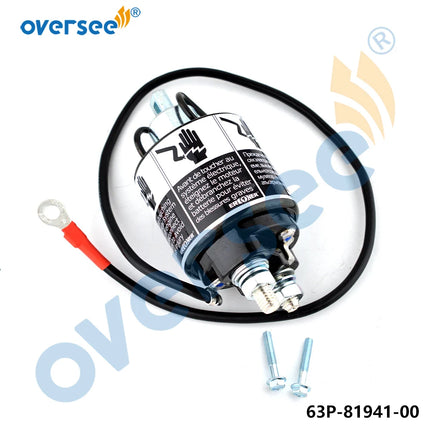 63P-81941-00 Starter Relay Assy for Yamaha 4-Stroke 150HP 200HP 225HP 250HP Outboard Engine 63P-81941-00-00