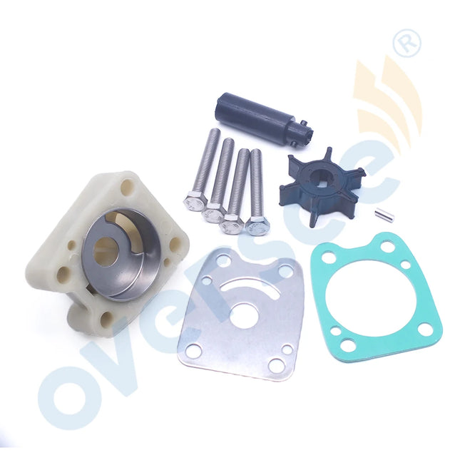 6E0-W0078-00 Water Pump Impeller Repair Kit For Yamaha 2T 4HP 5HP Outboard Engine Powertec Seapro 6E0-W0078-A2 6E0-W0078