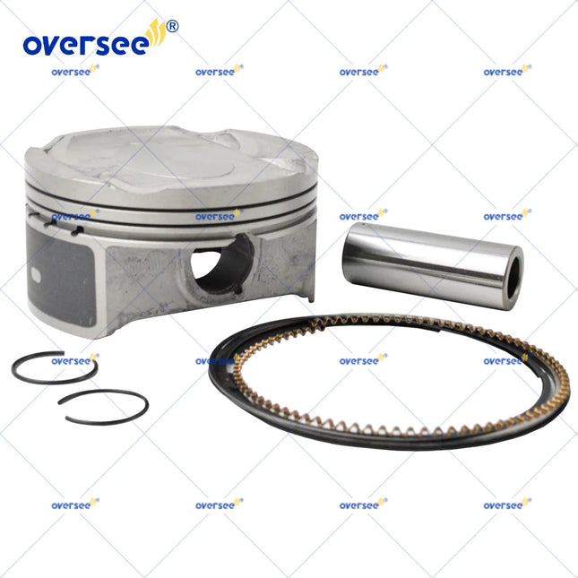 6CE-11631 Piston Set with Rings STD for Yamaha F200 225 250 300HP 4.2L V6 4-Stroke Outboard Engine