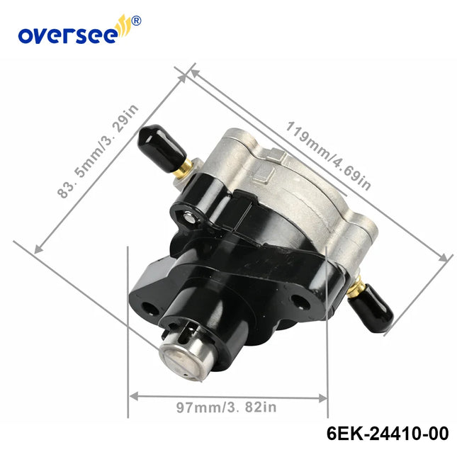 6EK-24410 Fuel Pump for Yamaha F115 LF130 115HP Outboard Engine 6EK-24410-00