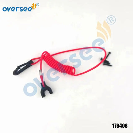 Oversee 176408 Single Engine Ignition Starter Cut Off Key Switch Kit For Johnson W/CO SW