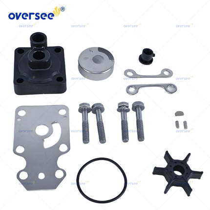 6AH-W0078-A2 Water Pump Impeller Repair Kit For Yamaha 4 Stroke 15HP 25HP F15C F20B F9.9H Outboard Engine