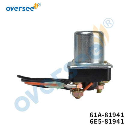 6E5-81941 61A-81941 Starter Solenoid Relay for Yamaha 115-250HP Outboard Engine 6E5-81941-11-00 61A-81941-00-00