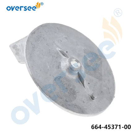 664-45371 Anode Trim Tab Zinc For Yamaha Outboard Motors 25-30-40-50 HP 1986-2006 2/4-stroke 664-45371-01