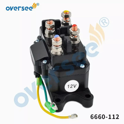 Switch Solenoid 6660-112 For Mercury Winch Motor 12V 6-Term 10900 10903 10907