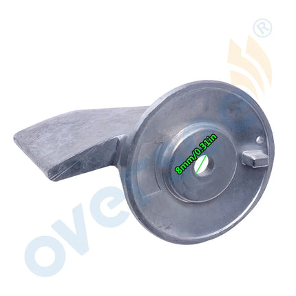 55125-95500 Trim Tab Zinc Anode For Suzuki Outboard Motor 40-85HP 2T 4T 55125-87E01 55125-95301