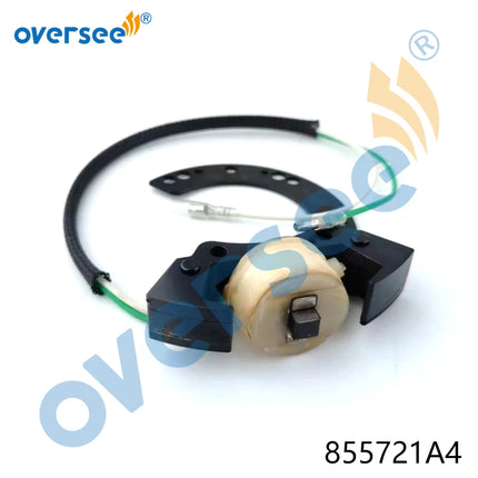 855721A4 Motorcycle Ignition Coil Stator For Mercury 6HP 8HP 9.9HP 10HP 15HP 20HP 25HP Outboard Engine 174-5721 855721T8