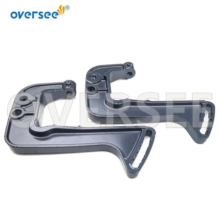 6A1 BRACKET, CLAMP Set + 6E0-43118 Clamp Screw Set for Yamaha 2HP Outboard Engine 6A1-43111-03-4D, 6A1-43112-00-8D