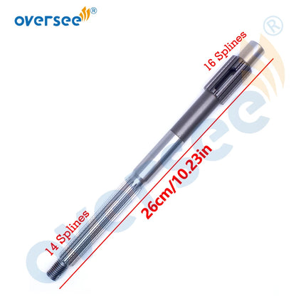 Propeller Shaft 362-64211 For Tohatsu 2T & 4T 9.9HP 15HP 18HP Outboard Engine 362-64211-0 Prop Shaft