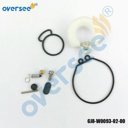 6J8-W0093 Carburetor Repair Kit for Yamaha 2T 25HP 30HP 3Cly Outboard Boat Engine 6J8-W0093-02-00