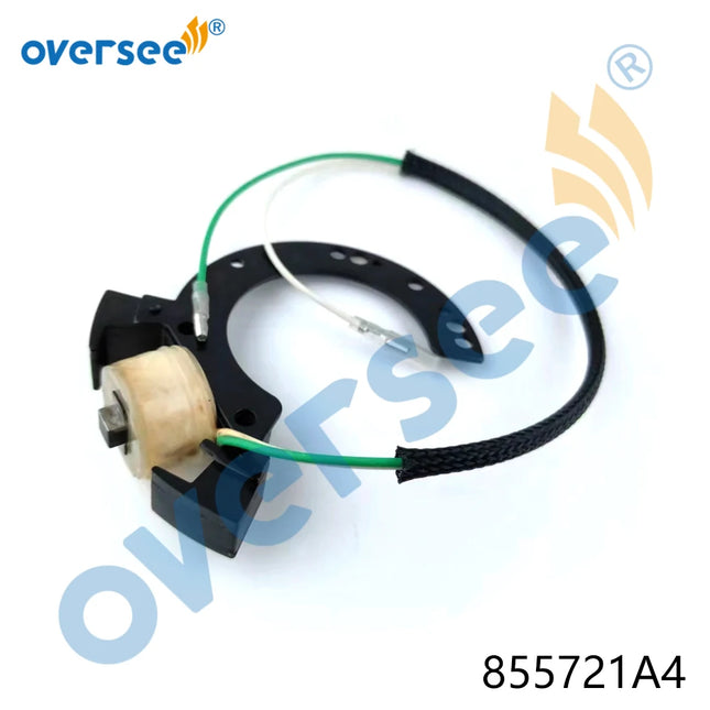 855721A4 Motorcycle Ignition Coil Stator For Mercury 6HP 8HP 9.9HP 10HP 15HP 20HP 25HP Outboard Engine 174-5721 855721T8