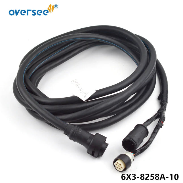 6X3-8258A-10 20ft Main Wiring Harness 10P for Yamaha Outboard Motor 704 Remote Control, 6m 688-8258A-60-00