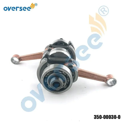 350-00030-0 Crankshaft Assy & Piston 350-00001 & Rings For Tohatsu 9.9HP 15HP 18HP M15 Outboard Engine