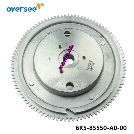 6K5-85550 Flywheel Rotor For Yamaha 2 Stroke 60HP 70HP Outboard Engine 6K5-85550-A0-00