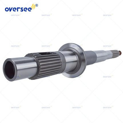 69K-45611-00 Propeller Shaft for Yamaha 200 225 250 HP 2-Stroke Outboard Engine Prop Shaft Counter Rotation 1990+