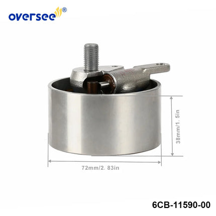 6CB-11590 Tensioner Assy for Yamaha F250 F300 4 Stroke 350HP Outboard Engine 6CB-11590-02-00